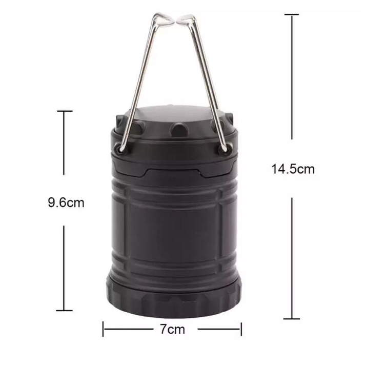 Đèn LED cắm trại 2Gói Portable Treo Collapsible Mini Đèn lồng Đèn pin LED siêu sáng Đèn LED cầm tay