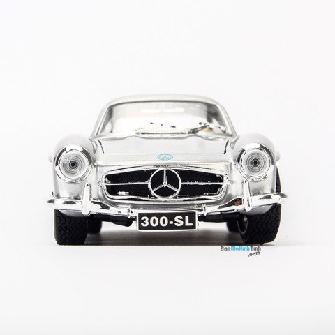 MÔ HÌNH XE MERCEDES-BENZ 300SL 1954 SILVER 1:24 BBURAGO - MH18-22023