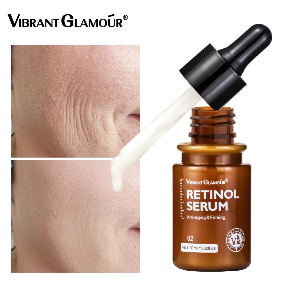 Vibrant Glamour Huyết Thanh Đôi Retinol Cho Mặt Fda Collagen Làm Săn Chắc Chống Lão Hóa Làm Mờ Nếp Nhăn Khô Metro