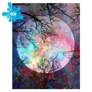 Tranh Thêu Chữ Thập 5d Họa Tiết Bầu Trời Đêm