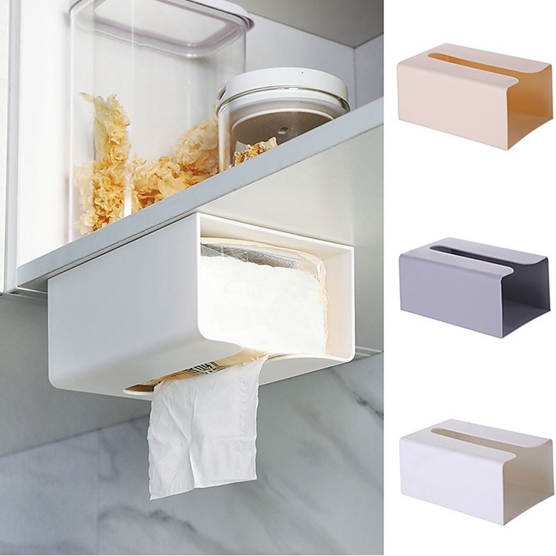 Hộp Đựng Giấy Ăn ,Giấy Vệ Sinh Đa Năng Kèm Miếng Dán Tường Nano Sáng Tạo Mới 88310 Lavio Store