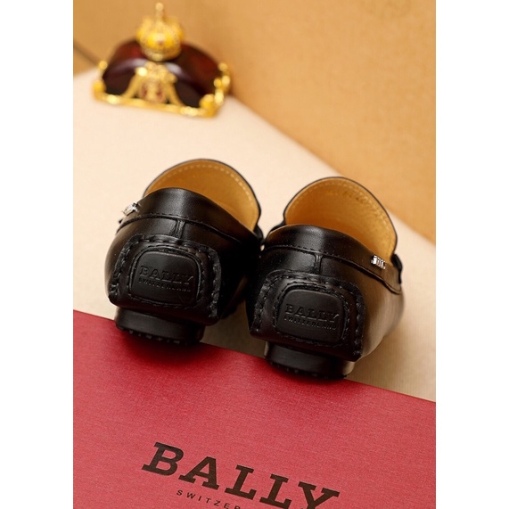 Giày lười nam da thật nhập khẩu thương hiệu Bally cao cấp mẫu mới