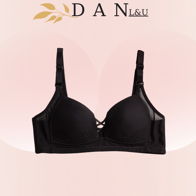Áo Ngực Nữ Không Gọng Cài Sau Mềm Mại Thoáng Mát Tôn Vòng 1 Gợi Cảm Quyến Rũ DAN L&amp;U 244