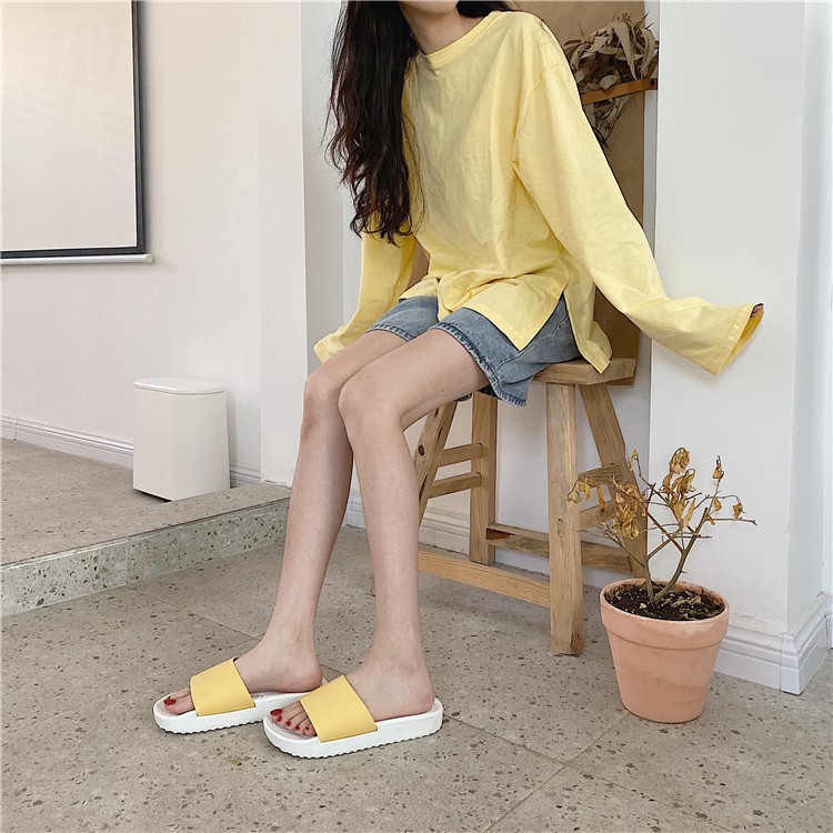 Dép quai ngang Sunnie Shoes siêu nhẹ mẫu mới 2020