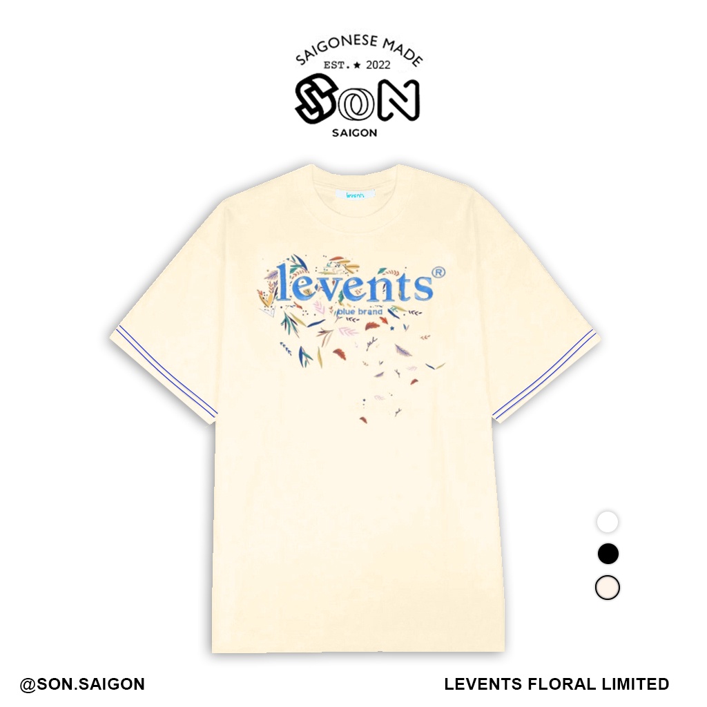 LEVENTS Áo thun Floral/ Cream Local Brand Son.Saigon | BigBuy360 - bigbuy360.vn
