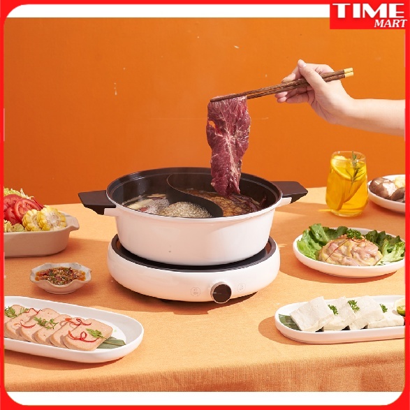 [CHÍNH HÃNG] Nồi lẩu 2 ngăn Xiaomi Zhiwu Zhu ZGYY001ACM. [TIME_MART siêu thị tiện ích gia đình]