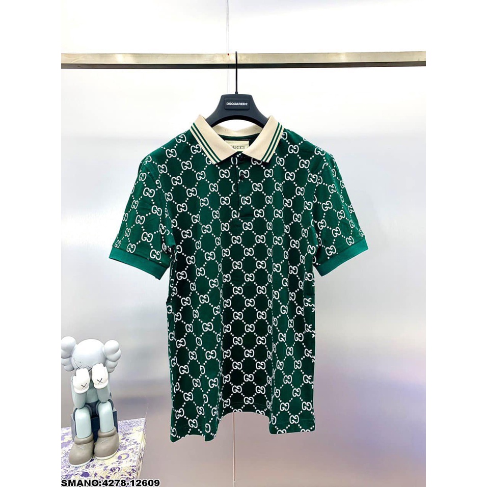 ÁO POLO NAM GG MÀU áo phông thể thao cộc tay cổ bẻ mùa hè chất liệu cotton cá sấu
