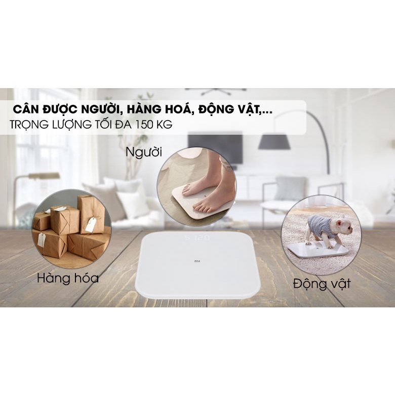 Cân Điện Tử Thông Minh Bluetooth Xiaomi Smart Scale Gen 2 – Bác Sĩ Gia Đình, Trợ Lý Sức Khỏe - Hàng Chính Hãng