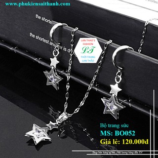 Bộ trang sức Inox ngôi sao Hàn Quốc xinh xắn
