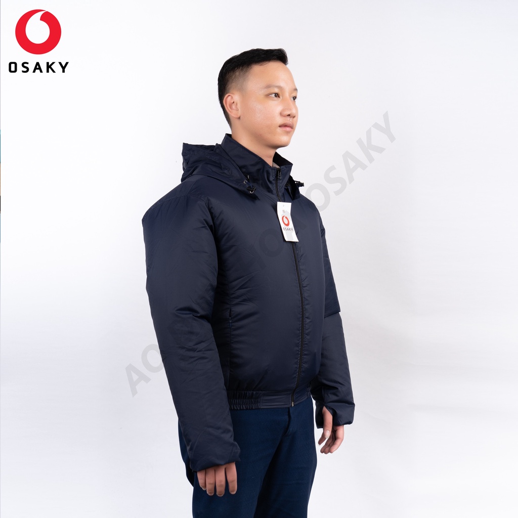 Áo Rời Áo Điều Hòa Chống Nóng Osaky Nhật Bản, Áo Khoác Làm Mát, Giảm Nhiệt Độ Cho Người Lao Động - Xanh Than Kaki