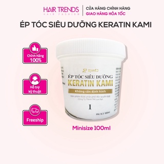 Thuốc duỗi tóc KAMI,thuốc ép tóc siêu dưỡng keratin phục hồi tóc tại nhà không cần định hình