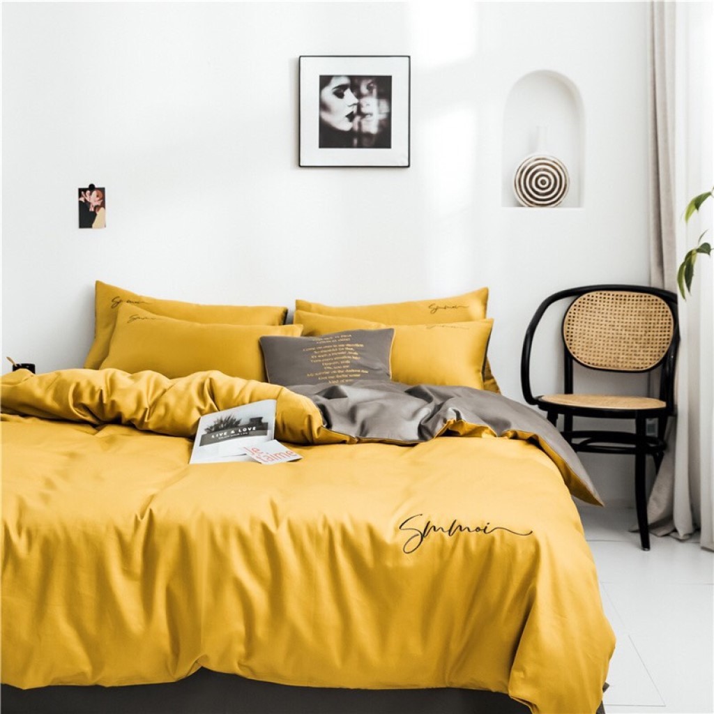 Bộ Vỏ Chăn Ga Gối LỤA TENCEL SUMOI 40s Cao Cấp Mềm Mịn | BigBuy360 - bigbuy360.vn