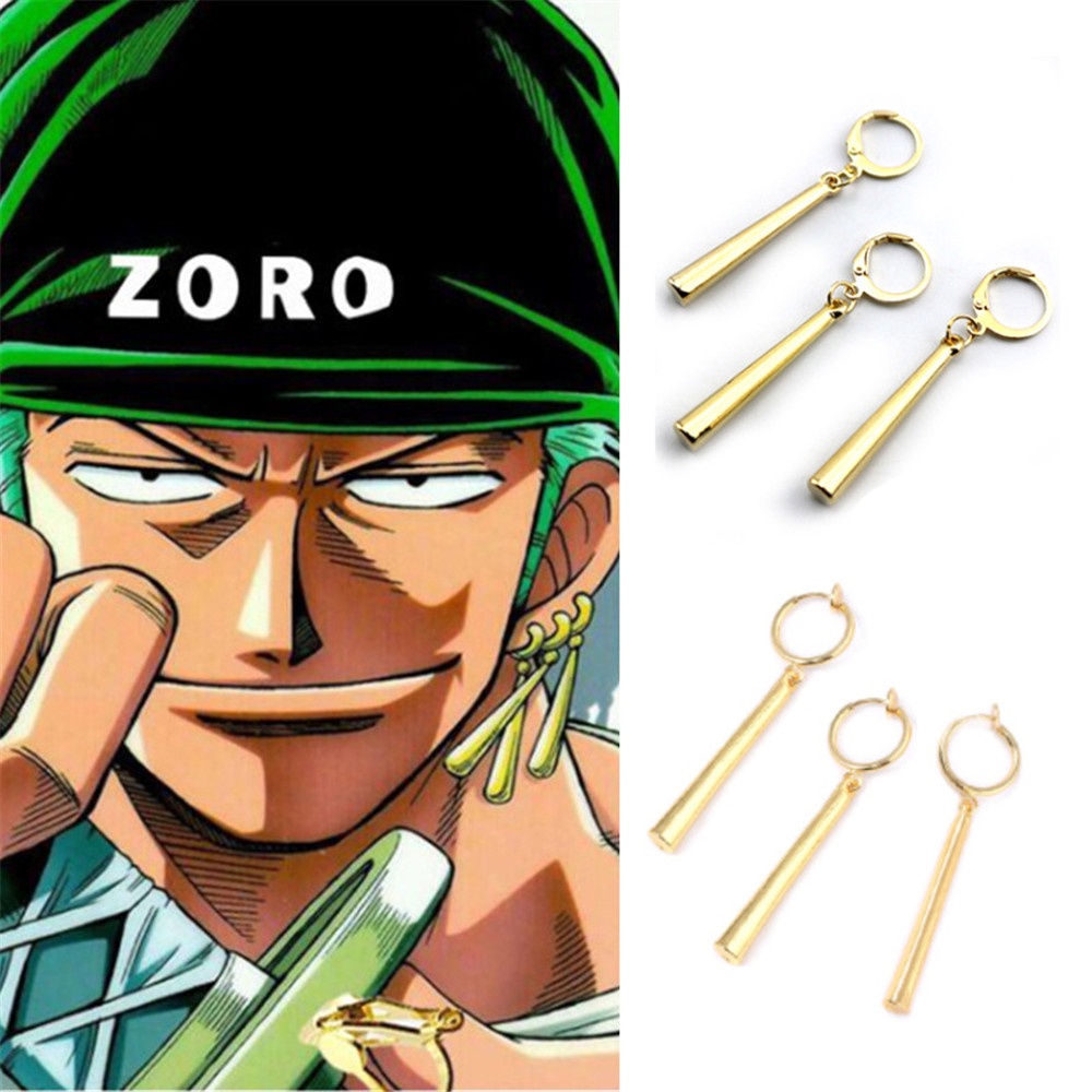 Set 3 Khuyên Tai Phong Cách Phim One Piece Cá Tính