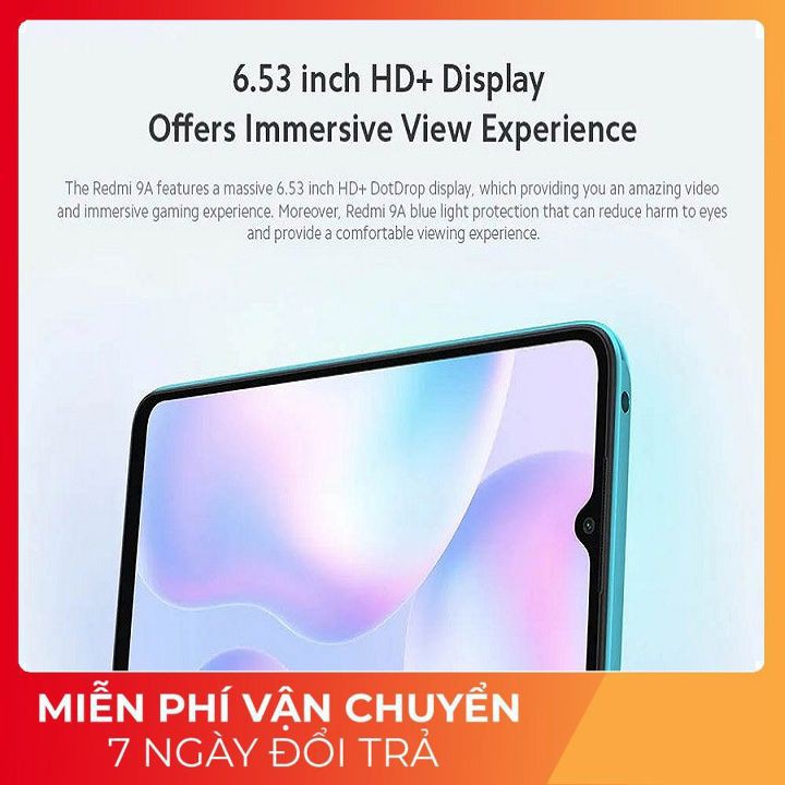 Điện Thoại Xiaomi Redmi 9A 2GB/32GB Hàng Chính Hãng Mới Nguyên SEAL Bảo hành 18 tháng