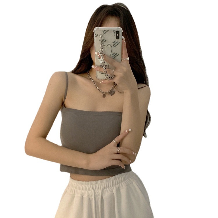 Áo Ngực Lụa Latex Phối Dây Lưng Phong Cách Nhật Bản Gợi Cảm Cho Nữ