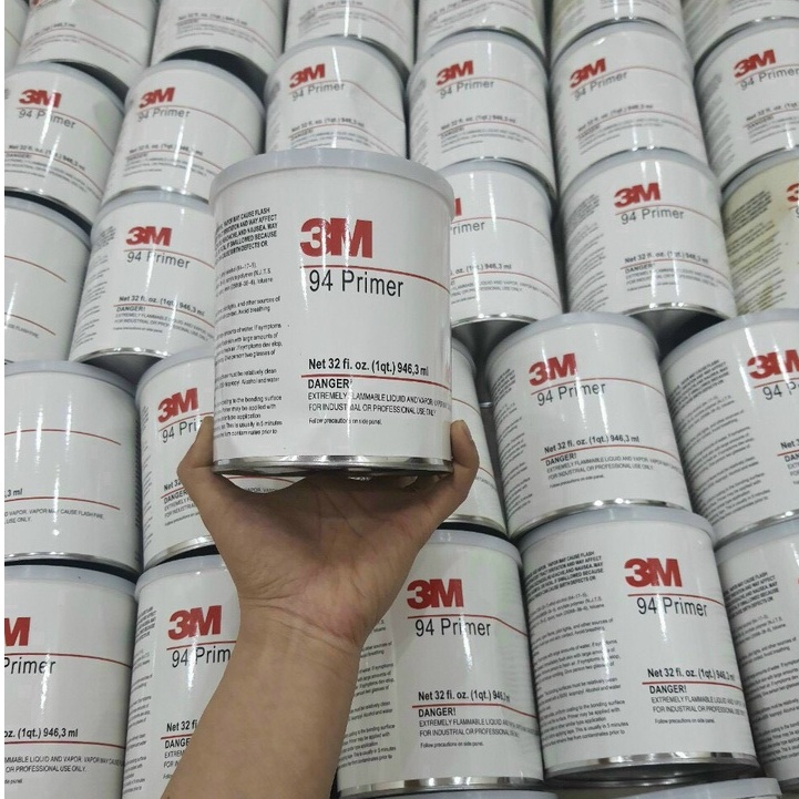 Lọ trợ tăng dính Primer94 siêu to loại 1 lít chính hãng 3m - siêu dính - siêu chắc - keo nước màu vàng - keo mồi