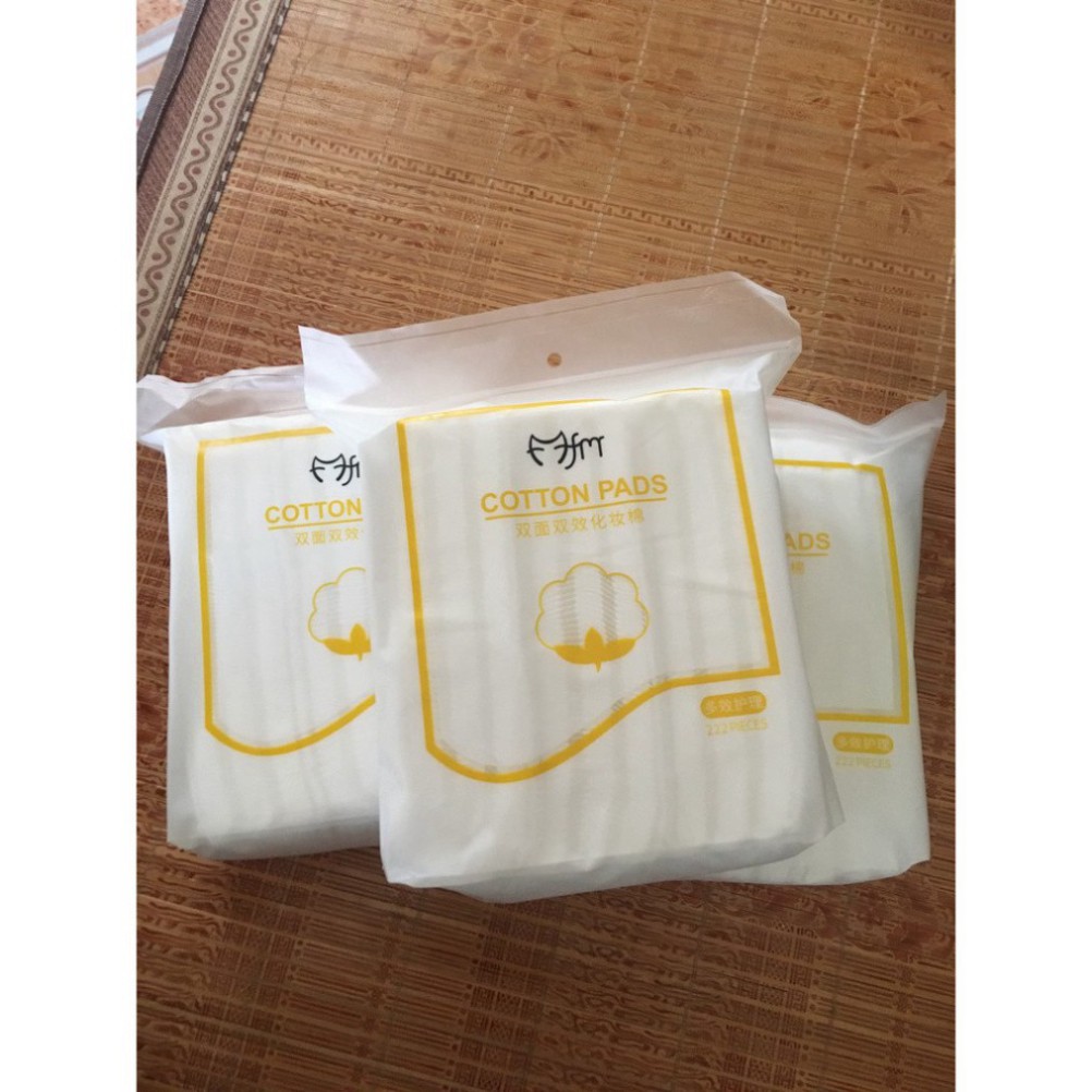 [CHÍNH HÃNG]Bông Tẩy Trang 𝑭𝒓𝒆𝒆𝒔𝒉𝒊𝒑 Bông Tẩy Trang Cotton Pads 222 miếng 3 Lớp