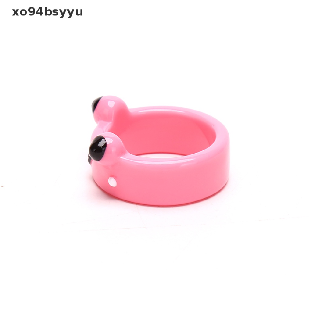 Nhẫn Đeo Tay xo94bsyyu Bằng Đất Sét Polymer Hình Chú Ếch Dễ Thương Cho Nữ