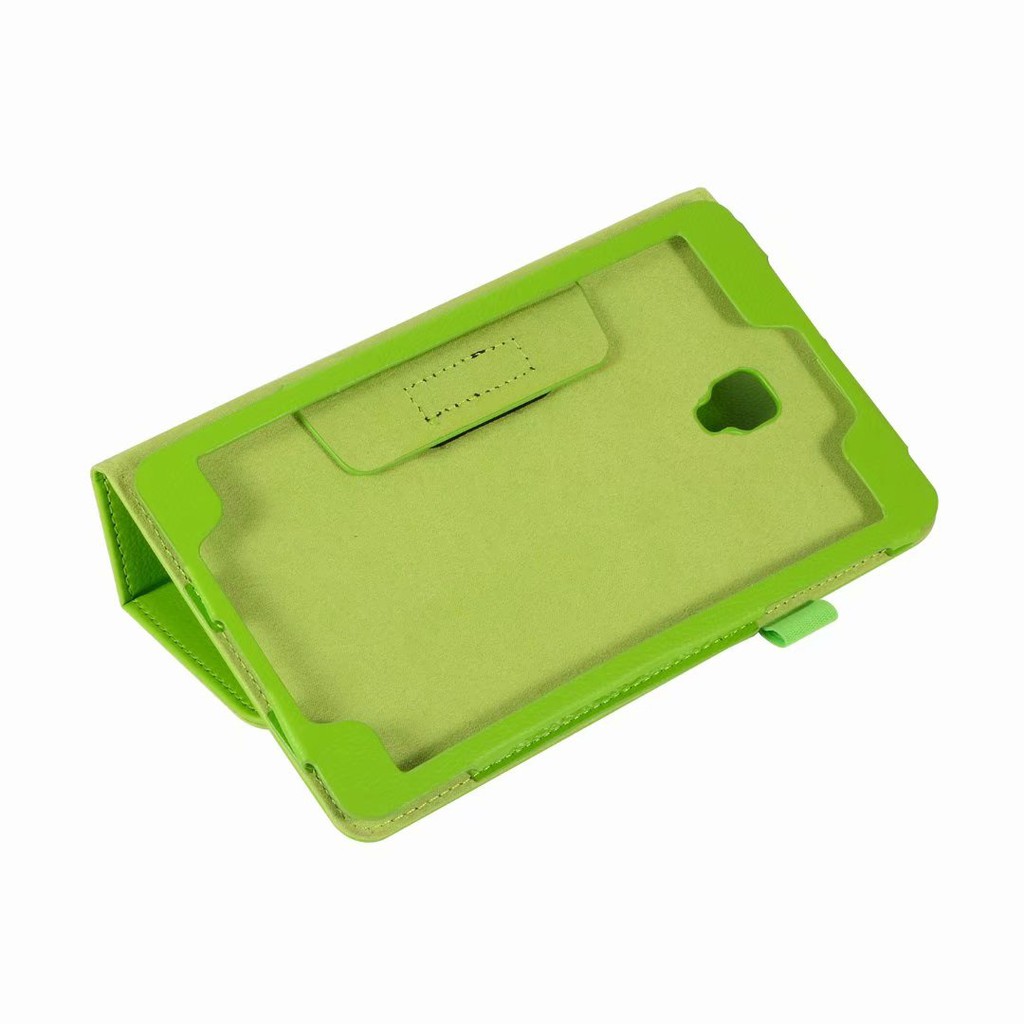 Bao da PU máy tính bảng nắp lật họa tiết vỏ quả vải có giá đỡ gấp được cho Samsung Galaxy Tab A 8.0 2017 SM-T380 T385