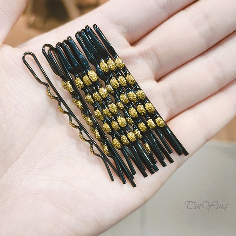 GETNOIVAS Set 10 Kẹp Tóc Mini Bằng Kim Loại Tiện Dụng DIY