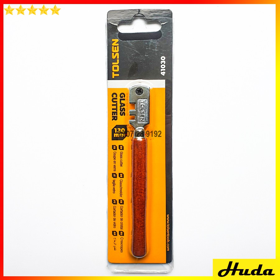 Dao cắt kiếng bẻ kiếng 6 lưỡi 130mm Glass Cutter TOLSEN - Dao cắt kính Tolsen