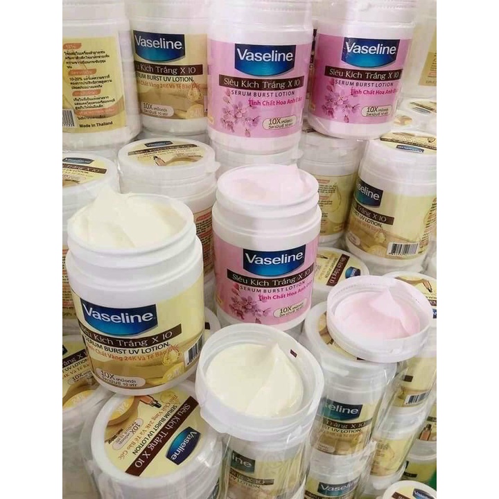 Siêu kích trắng vaseline x10