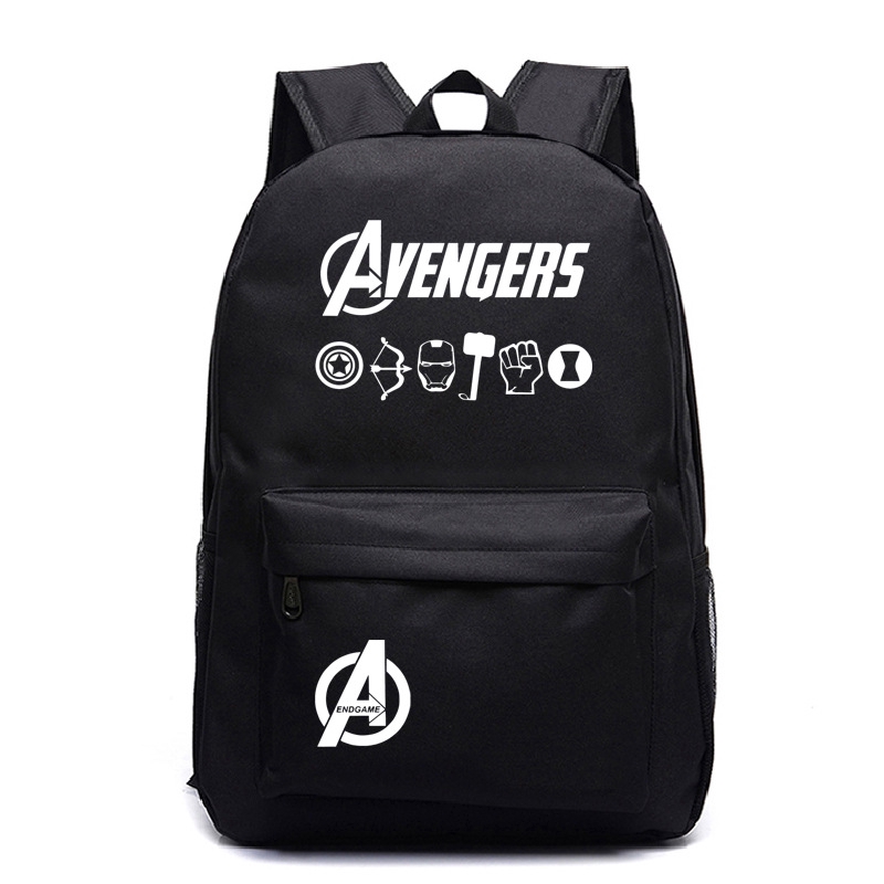 Avengers Kid's School Bag Student Backpack Marvel Kid's Character Backpack School Bag  Leisure Travel Bag