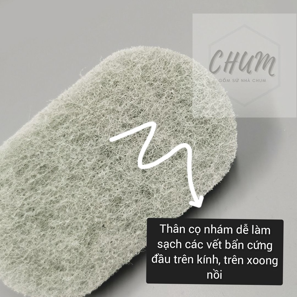 miếng cọ rửa nhà bếp có tay cầm tiện lợi chumdecor