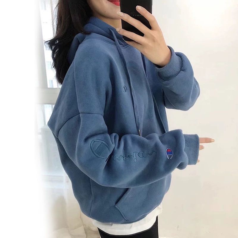 [ORDER][Tặng sticker ủi cao cấp]Áo Hoodie Champion - Khabi Vintage