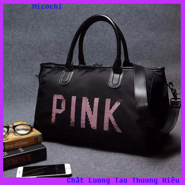 Túi Du Lịch Pink ❤️FREESHIP❤️ Túi Xách Nữ Du Lịch Pink Size Đại Tiện Lợi DL01_MICOCHI