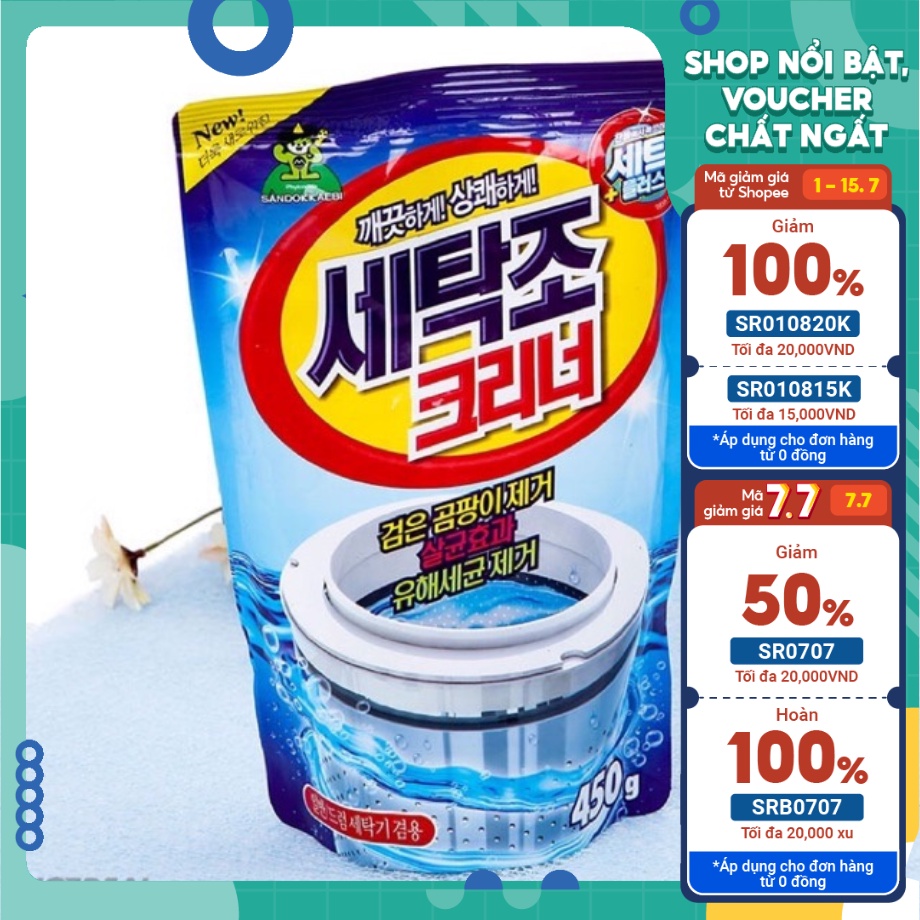 Có sẵn Bột tẩy rửa bồn giặt Sandokkeebi 450g giá tốt nhất trên thị trường