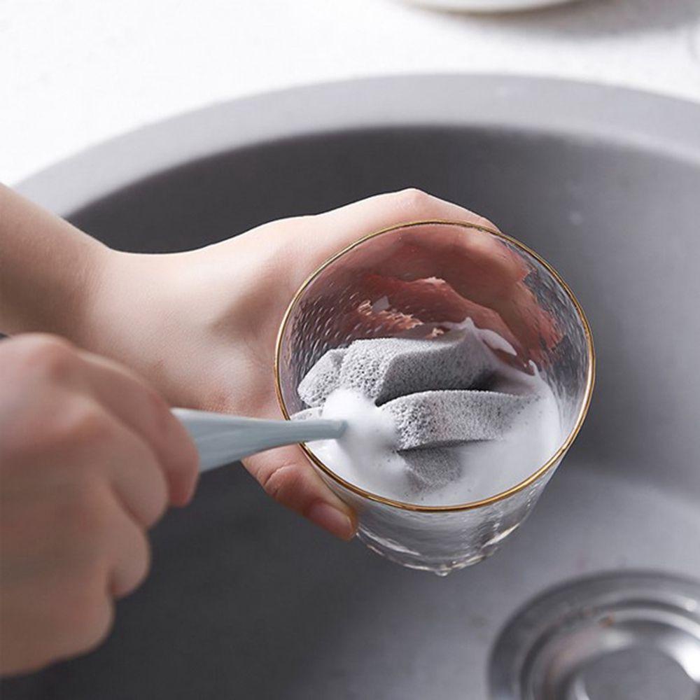 Cọ rửa ly cốc YIYU bằng bọt biển tay cầm dài cho nhà bếp/ quán bar