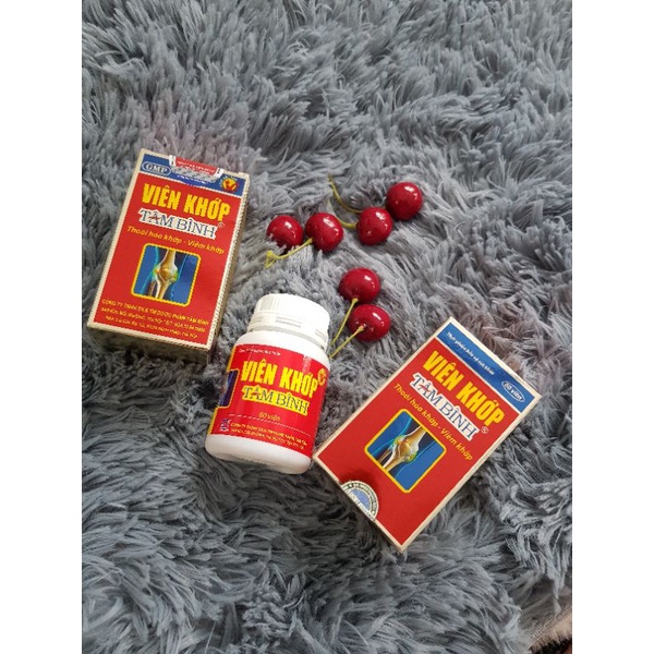 VIÊN KHỚP TÂM BÌNH LỌ 60 VIÊN