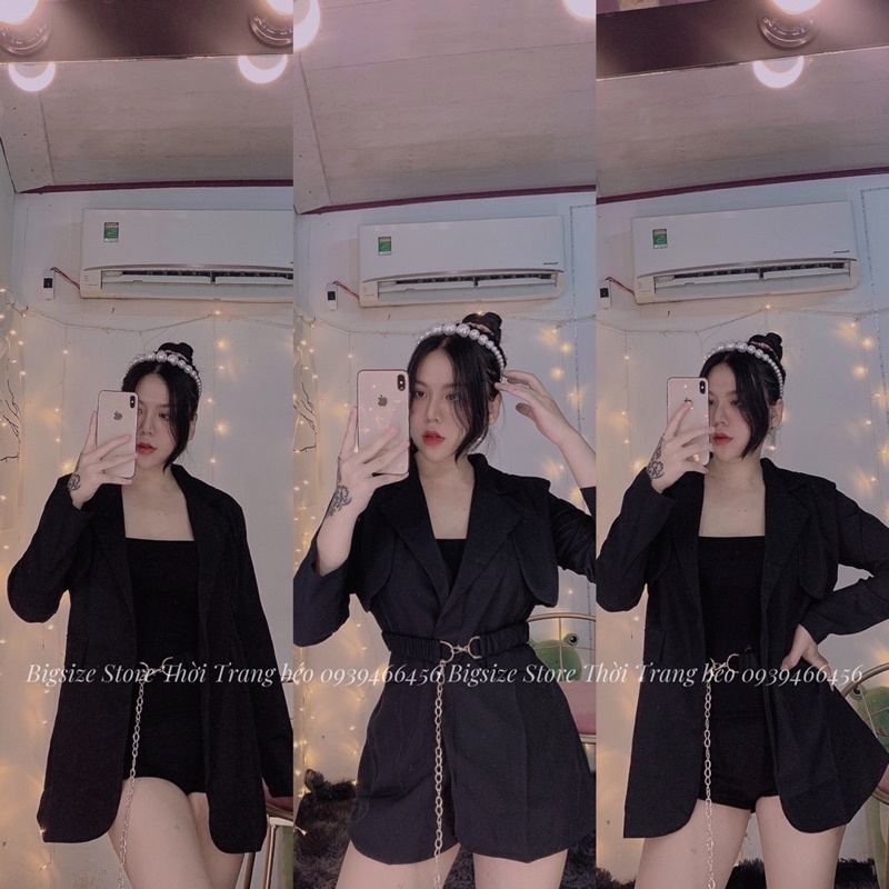 KHOÁT VEST KÈM THẮT LƯNG [BIGSIZE 60-90KG ]