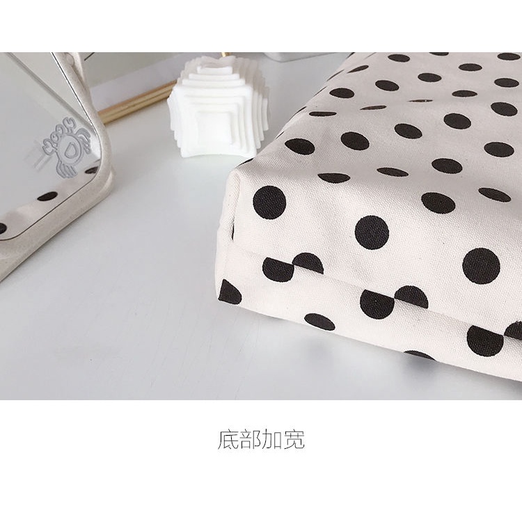 Túi đeo vai EnviroSax bằng vải canvas họa tiết chấm bi thân thiện với môi trường