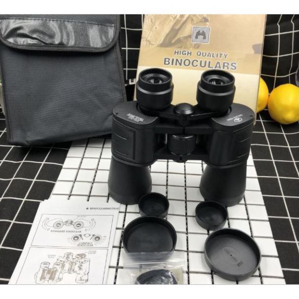 Ống nhòm du lịch 2 mắt BINOCULARS 20x50   Panda 2 mắt   Điều Chỉnh Lấy Nét Ở Trung Tâm Trên Cả 2 Mắt Freeship