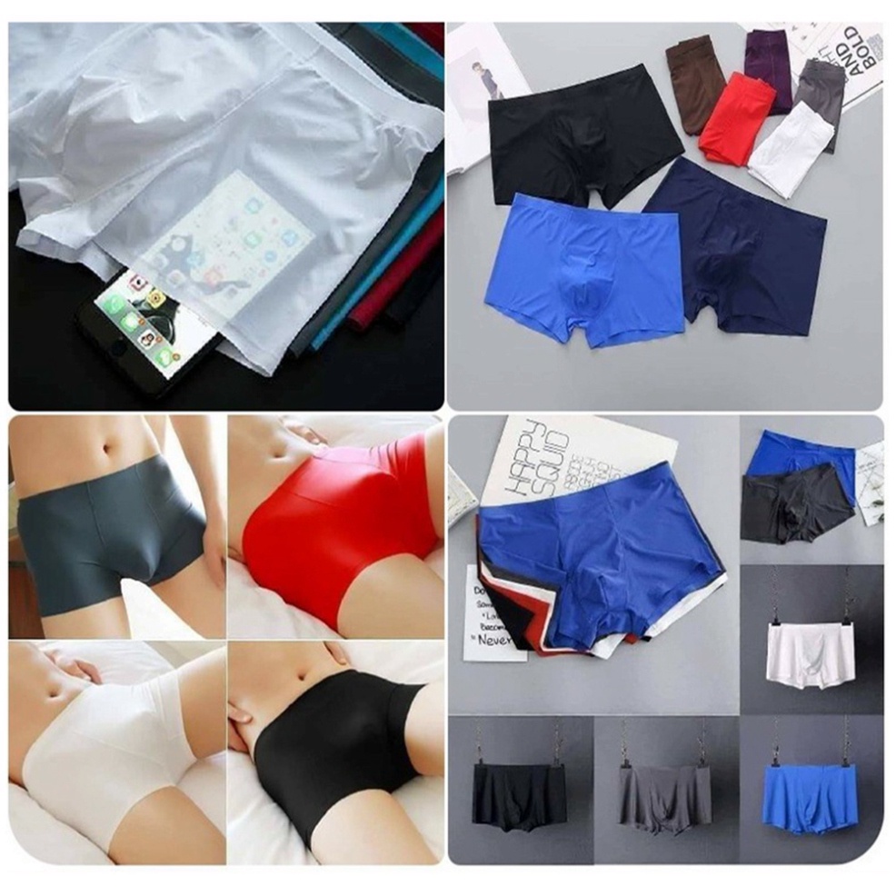 [COMBO 4] Quần Boxer nam thun lạnh, quần sịp nam su đúc không đường may, không viền mỏng nhẹ - Hàng nhập khẩu | BigBuy360 - bigbuy360.vn