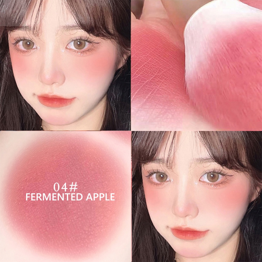 Bảng Màu Phấn Má Hồng Chống Nước Chống Mồ Hôi Lâu Phai 6 Màu Sắc Lên Màu Cực Chuẩn