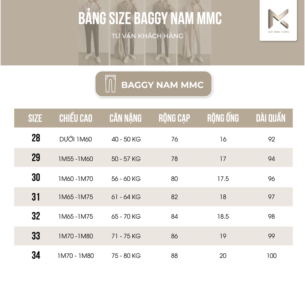 Quần baggy nam Hàn Quốc, Quần đi học Giá Tận Xưởng, Mềm mại, Co giãn, Chống nhăn QB