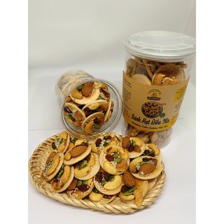 Bánh điều mix 4 loại hạt hộp 400gr Nuts & Snack Food