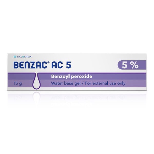 Benzac AC 5% / 2.5% - Kem Chấm Mụn Gel 15g Giúp Giảm Mụn Dành Cho Mọi Loại Da