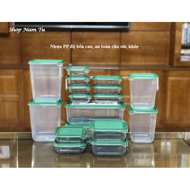 [MUA TẶNG QUÀ] Bộ hộp nhựa cao cấp đựng thực phẩm | BigBuy360 - bigbuy360.vn