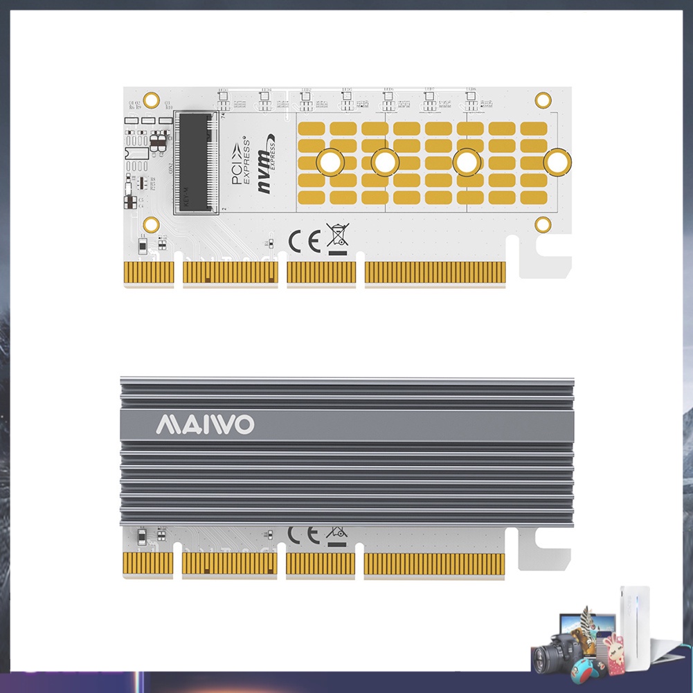 Thẻ chuyển đổi MAIWO M.2 NVME SSD sang PCIE 3.0 X16 cho WIN 7 8 10