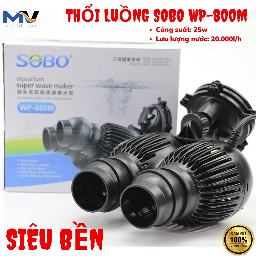 MÁY THỔI LUỒNG HỒ CÁ SOBO WP-800M | QUẠT THỔI LUÔNG CÔNG SUẤT CAO | CỬA HÀNG THIẾT BỊ LỌC NƯỚC HỒ CÁ MỘC VINH AQUA