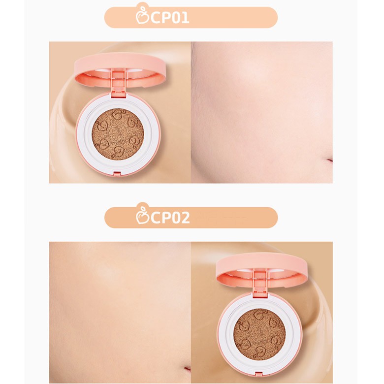 Phấn Nước Trang Điểm Black Rouge Peach Cover Velvet Cushion Hương Đào SPF 50+/PA++++ 98.6g .#CP01