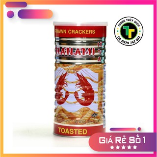 Bánh phông tôm lon thiếc Hanami Thái Lan chính gốc ngon mê ly loại 110g