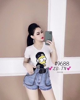 Sóc jean Đinh kèm đai