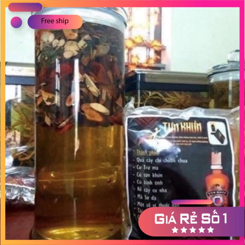 Tứn Khửn 7 vị Đặc Biệt hỗ trợ sinh lý-Đồ Ngâm Rượu
