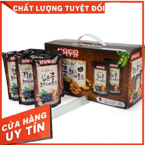 SỮA NƯỚC HẠT ÓC CHÓ&HẠNH NHÂN, MÈ ĐEN&ĐẬU ĐEN, ĐẬU VÀNG, NGŨ CỐC Hàn Quốc 190ml,195ml, 140ml