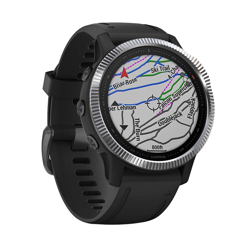 Vòng gắn mặt đồng hồ thông minh dát sapphire bằng thép không gỉ cho Garmin Fenix 6S/Fenix 6S Pro/Fenix 6S